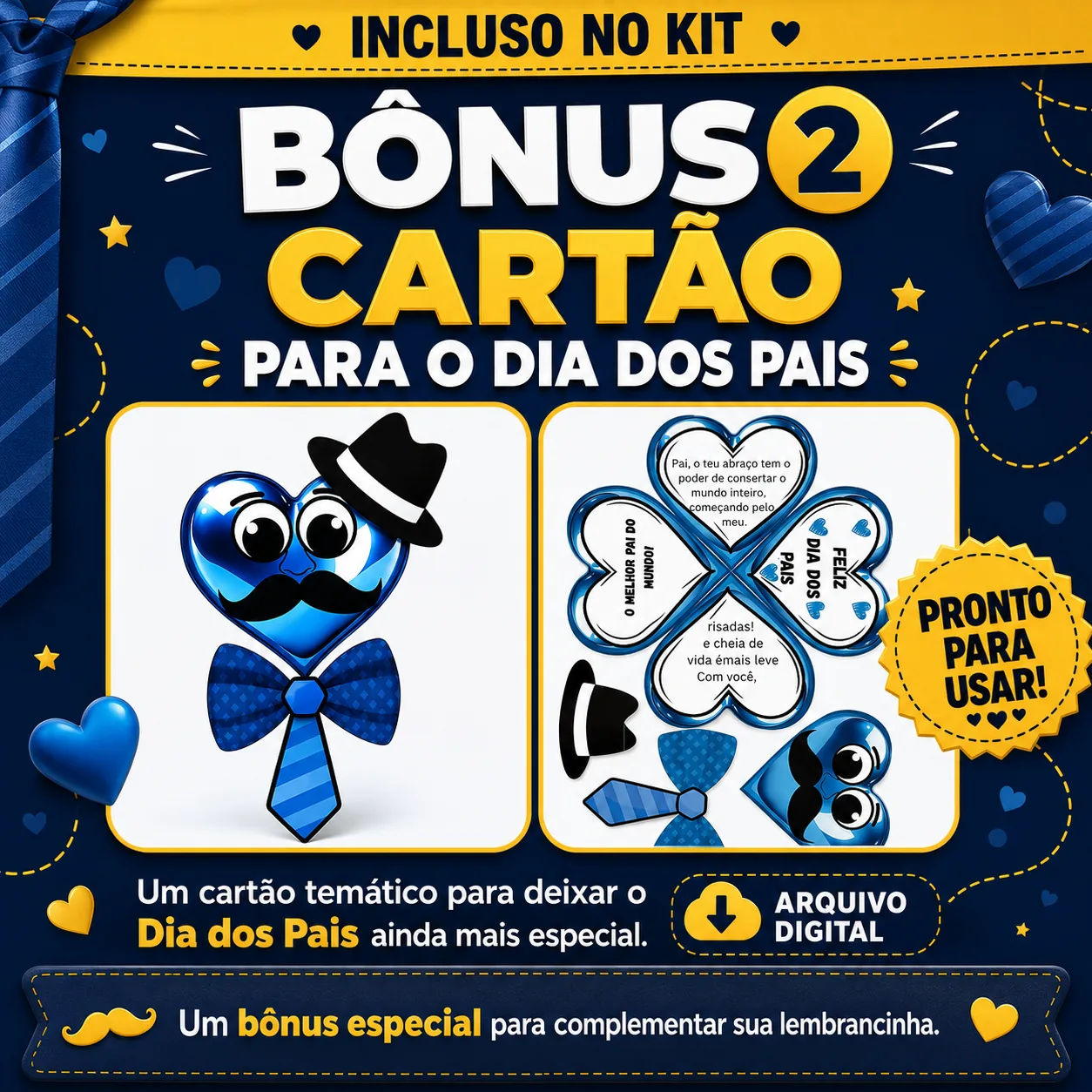 Cartão para o Dia dos Pais